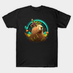 Capybara Hippie T-Shirt